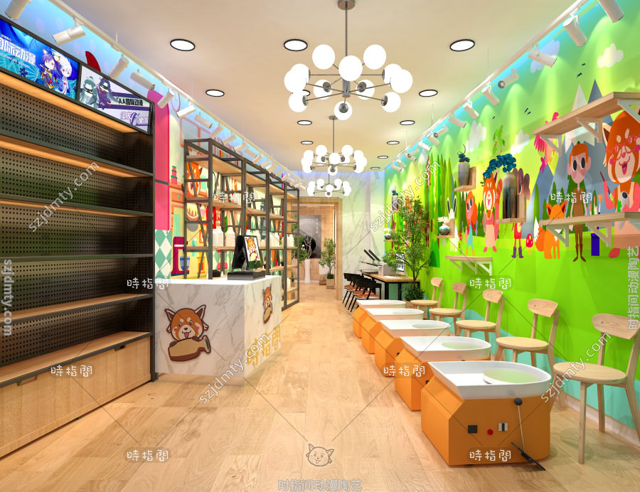 动漫陶艺店装修都有哪些风格