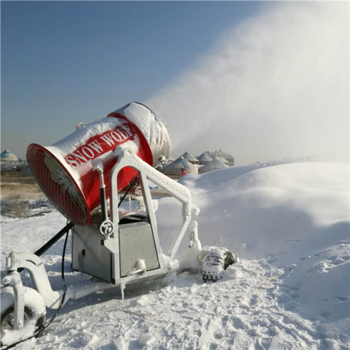 仰筒可调节无死角造雪机 滑雪场造雪补雪设备厂家