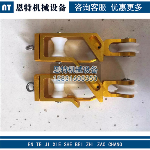 供应铝合金跟头滑轮 河北铝合金跟头滑车 双轮跟头滑车