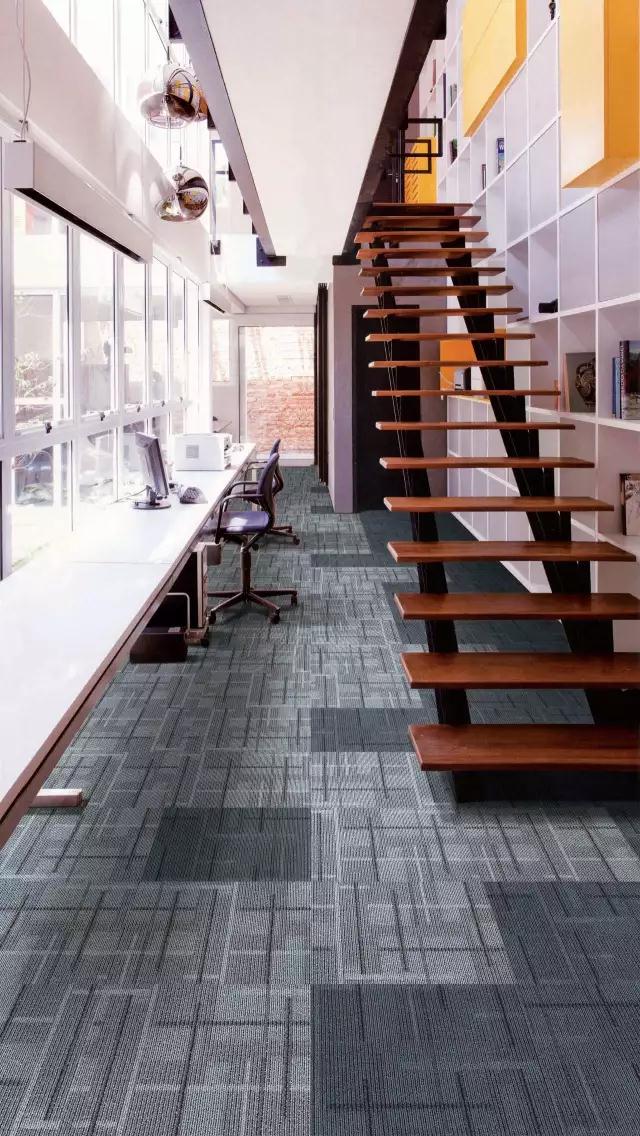 写字楼办公室方块地毯满铺会议室走廊地毯工程酒店条纹地毯