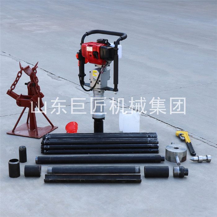 巨匠通力打造QTZ-3 便携式取土钻机轻便小型勘探取土工具