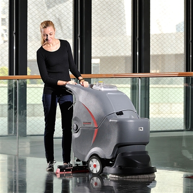 高美洗地机GM50B电动手推式环氧地面清洁