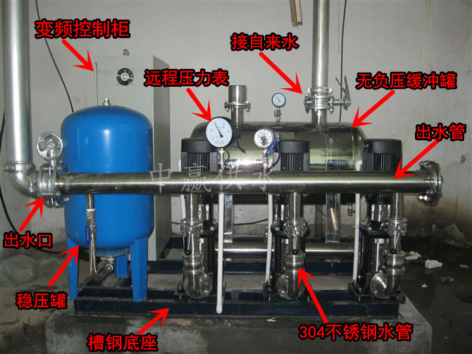 福建建瓯市 箱式无负压供水设备