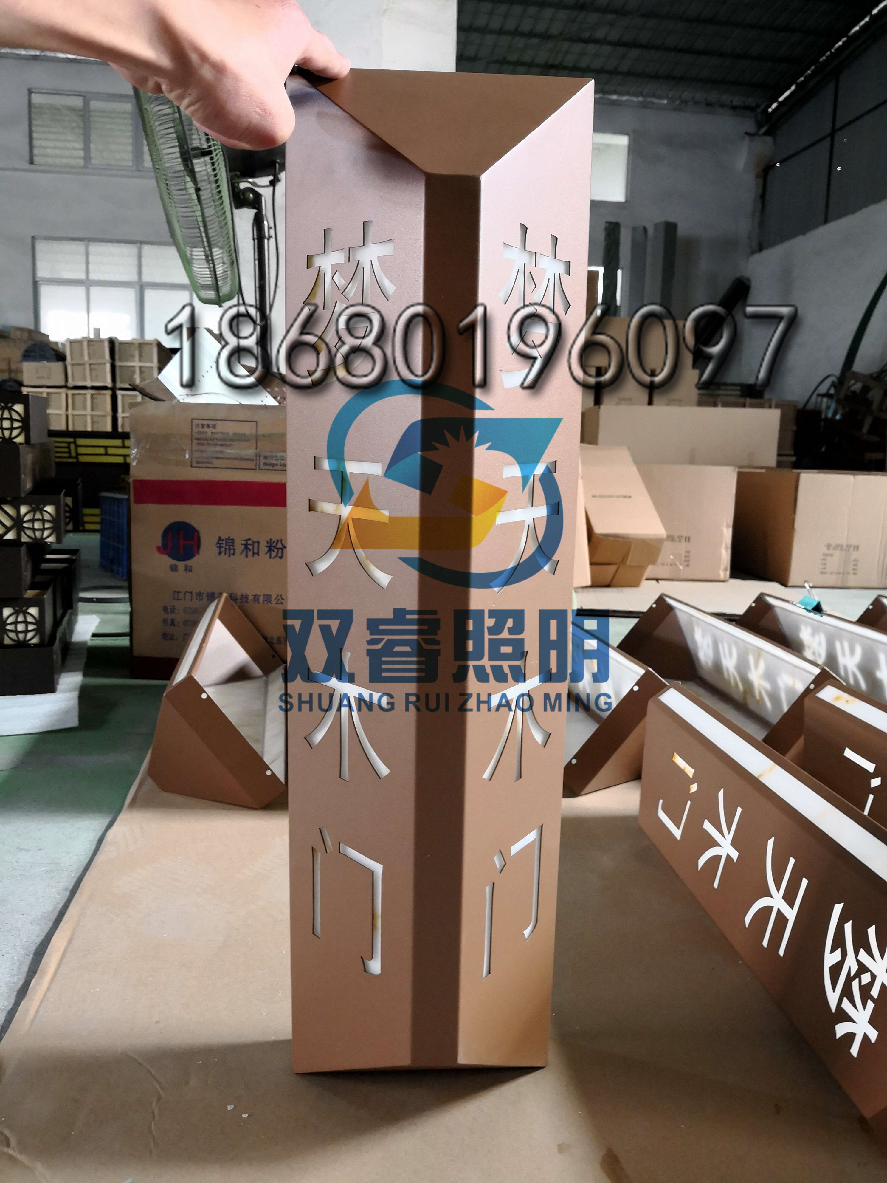 梦天壁灯咖啡色烤漆壁灯售楼部仿云石商场商铺壁灯可刻字壁灯
