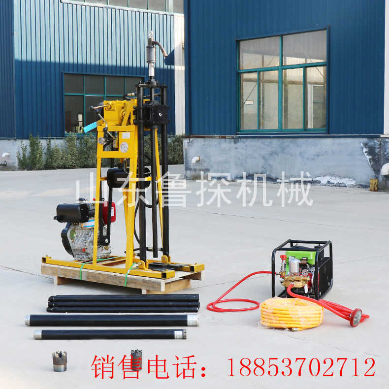 YQZ-50A工程钻机 液压轻便钻机 便携式液压钻机 柴油机动力效率快