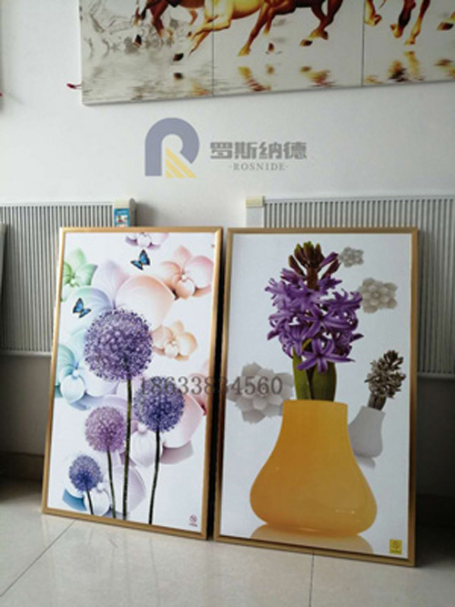 厂家 家居壁挂式电暖画 碳晶/碳纤维电墙暖画 500W发热画