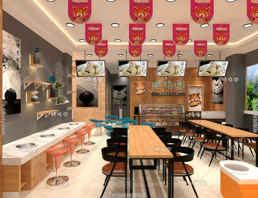 DIY陶艺店装修有什么风格