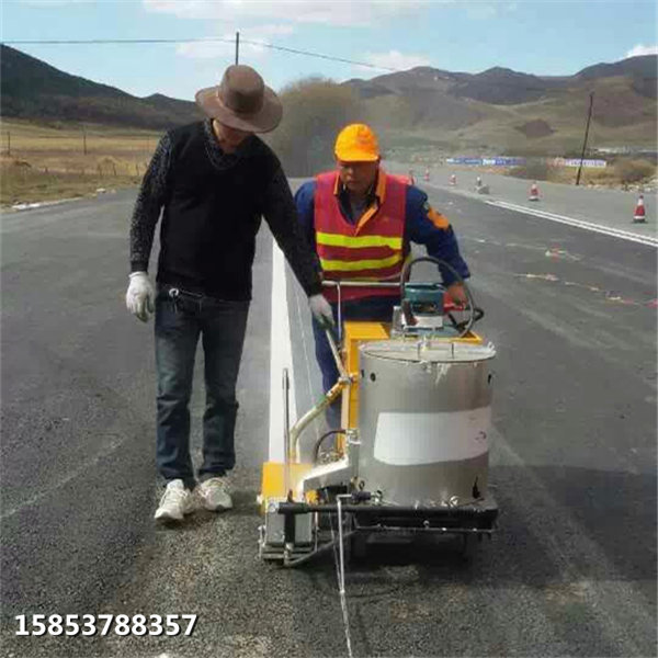 小型公路划线车手推式道路标线机的操作规程