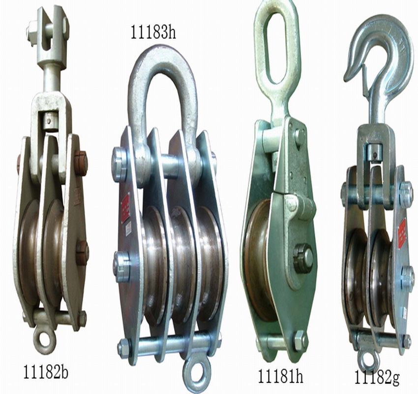 5吨到20t双轮起重滑车动滑轮组吊环 吊钩两轮起重滑车起重工具