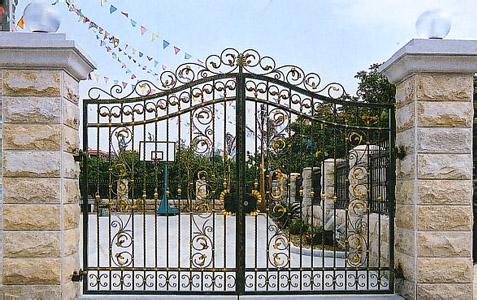 塘沽区安装铁艺大门，安装电动铁艺大门厂家