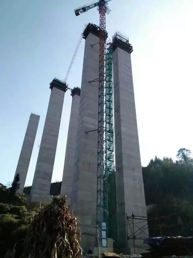 泽晟路桥高墩施工专用安全爬梯