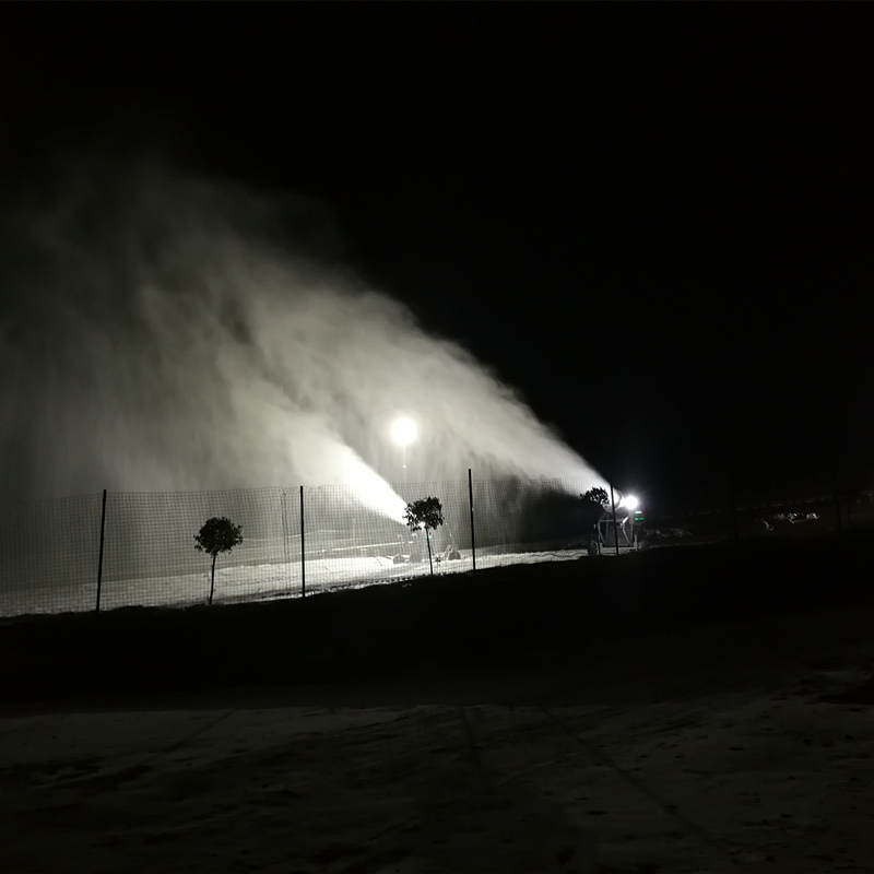 滑雪场人工造雪机双系统控制 效率高的小型造雪机