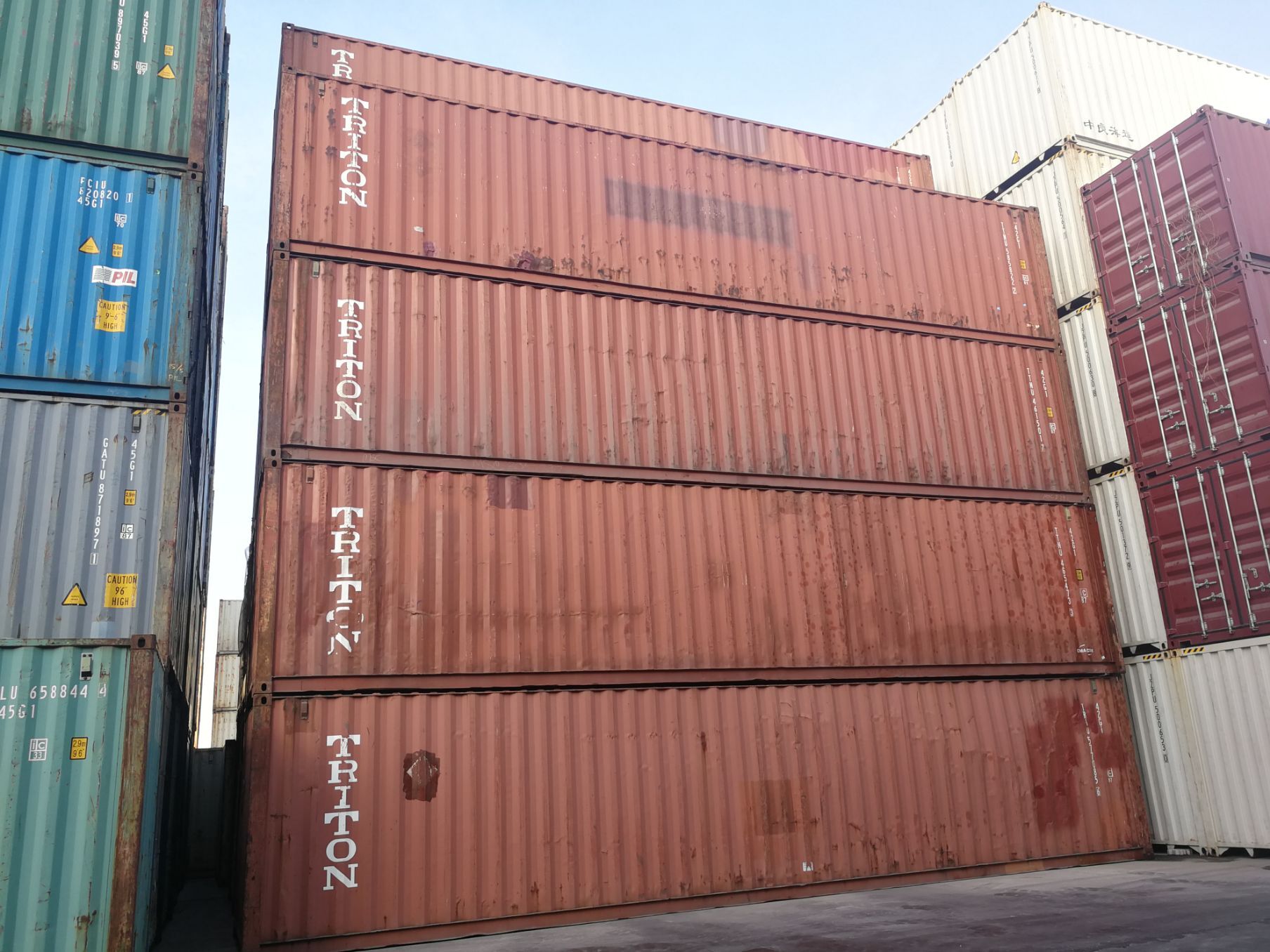 低价出售天津二手集装箱 海运集装箱 二手货柜SOC箱等