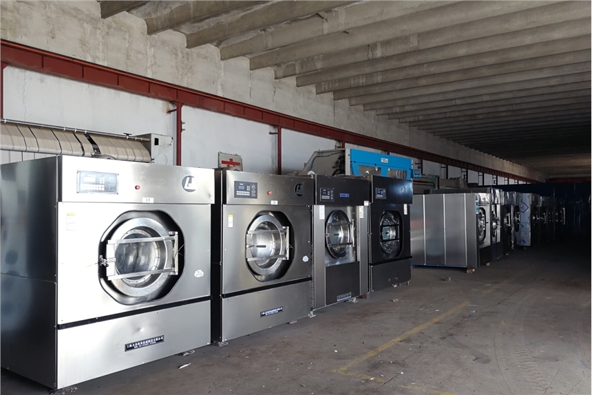 邯郸出售二手100公斤航星海狮水洗机成套水洗厂设备