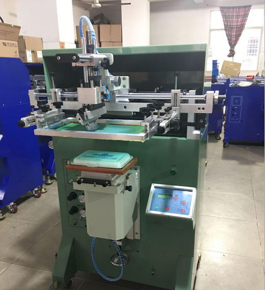 抚州市鱼竿丝印机厂家塑料管滚印机玻璃管丝网印刷机