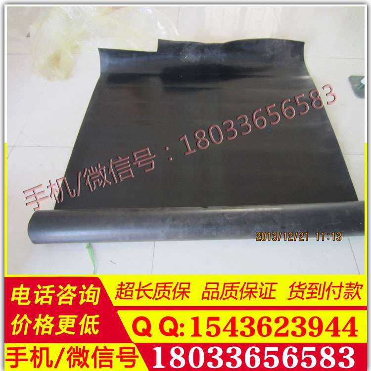 厂家供应10KV黑色加厚高压胶板绝缘胶垫3 5 810 20 30 50mm橡胶板