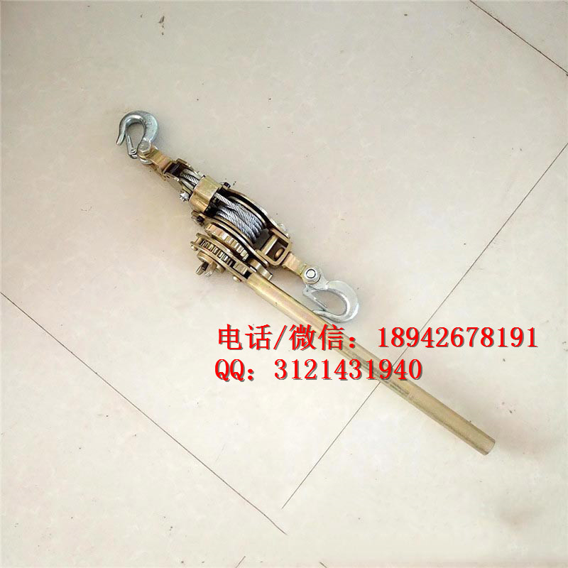 供应钢丝绳收紧器2T3T多功能紧线器棘轮紧线器钢索荷绨机