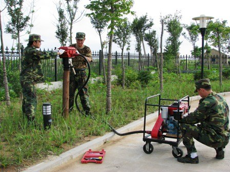 廊坊便携式打桩机厂家_多功能防汛打桩锤厂家_放心省心