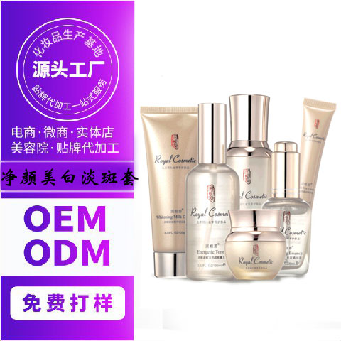 厂家贴牌代加工  祛斑套oem 美容院化妆品美妆护肤品套装OEM套盒