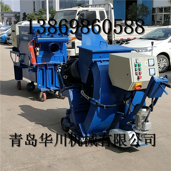 华川 路面抛丸机 移动式 车载抛丸机 驾驶式抛丸机 混凝土防水抛丸机 钢板除锈抛丸机