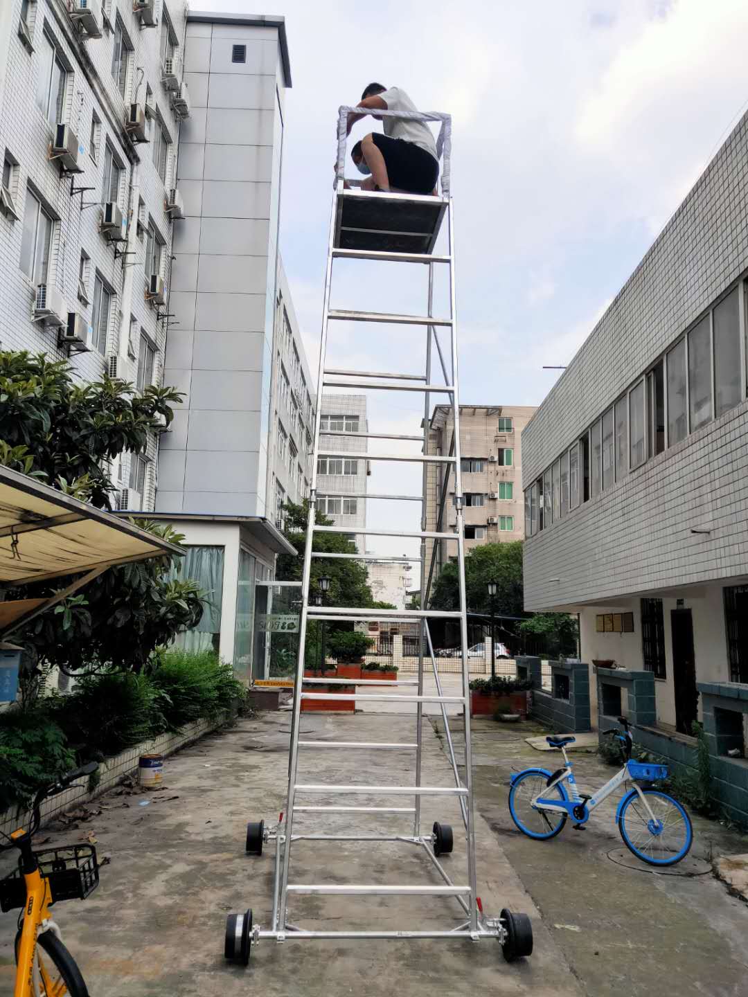 铝合金梯车接触网维修梯车铁路梯车