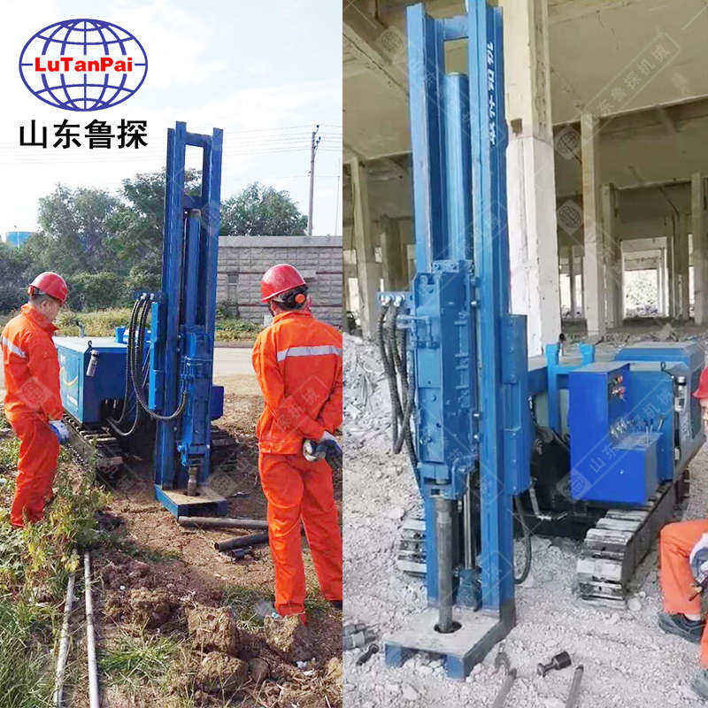 直推采样工艺直推取土钻机QTZD-20履带式液压