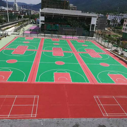 篮球场运动地坪漆1平方米要多少钱施工地点在广西区