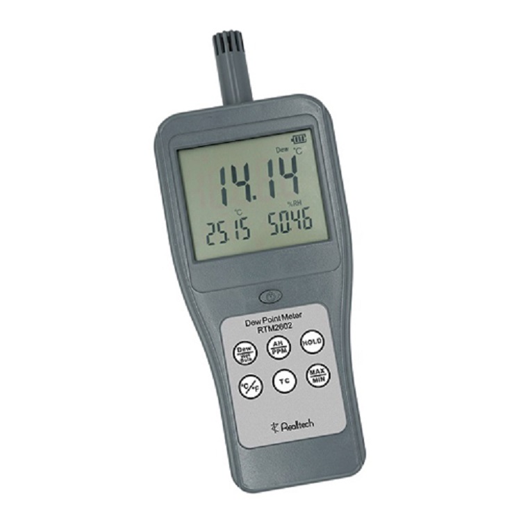 RTM2602手持高精度数显工业露点仪红外高温热电偶温湿度计