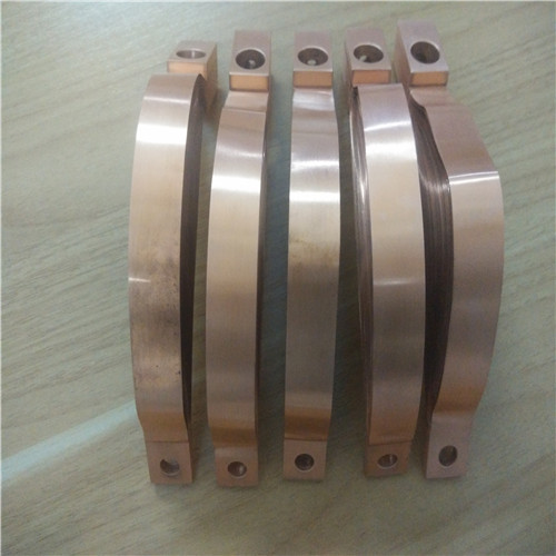 弧形铜箔软连接 叠加式铜片软连接厂家供应