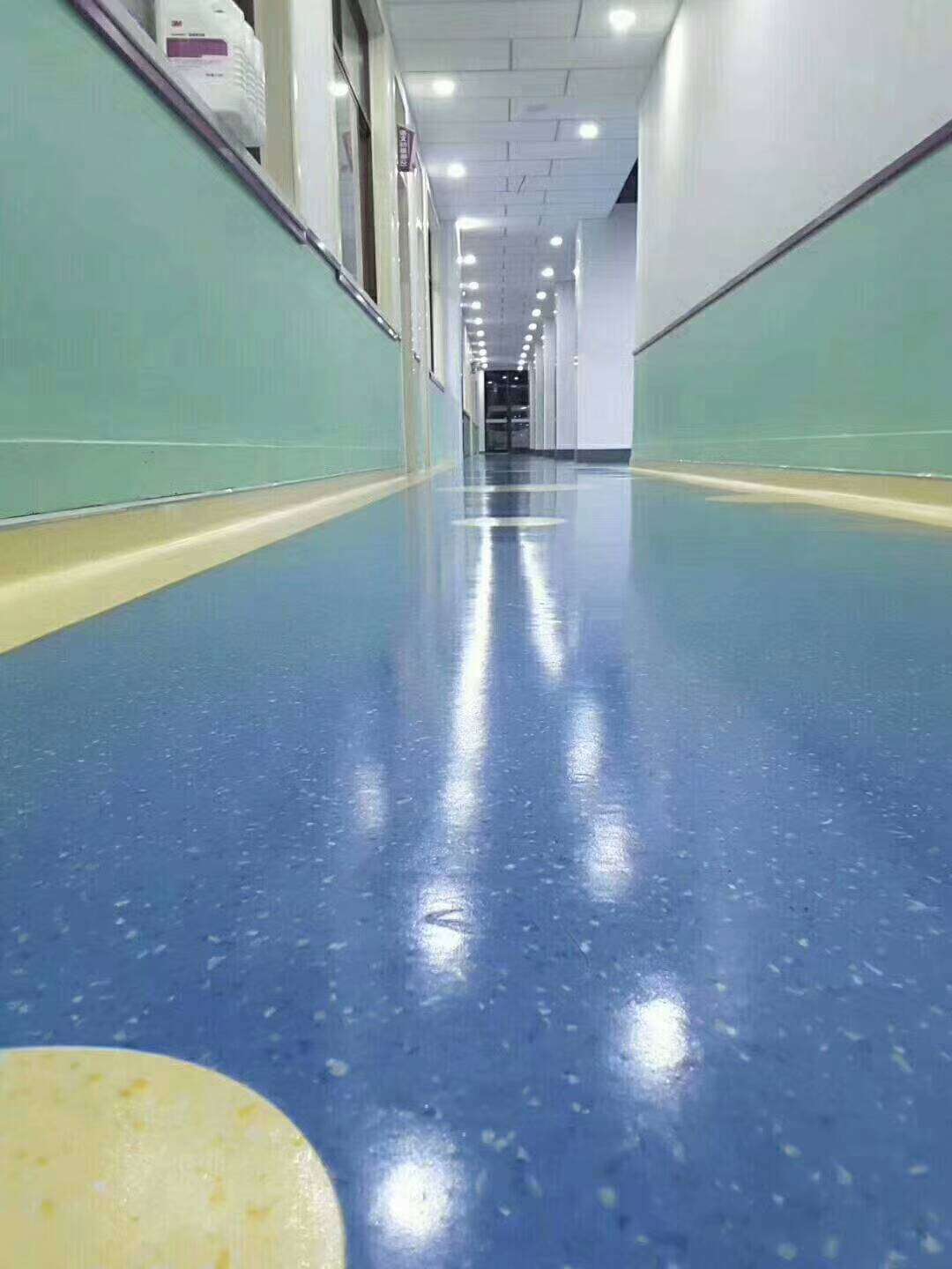 PVC塑胶地板南充地胶写字楼加厚地胶