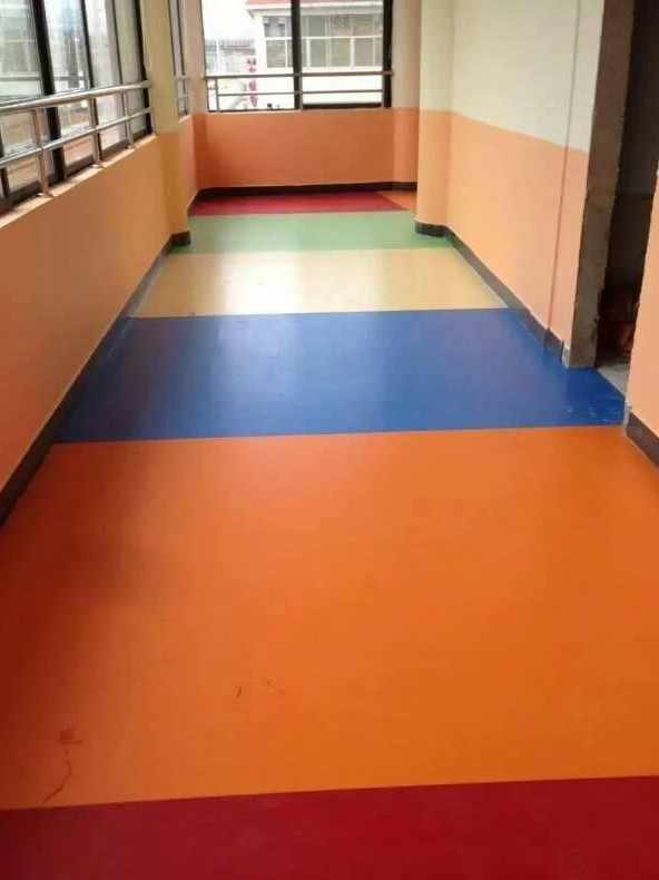 PVC塑胶地板盐亭地胶排球场PVC网球地胶