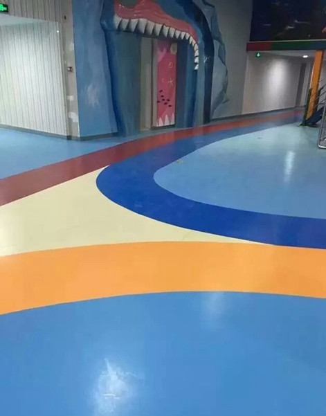 PVC塑胶地板绵阳地胶艺术学校幼儿园救室地板