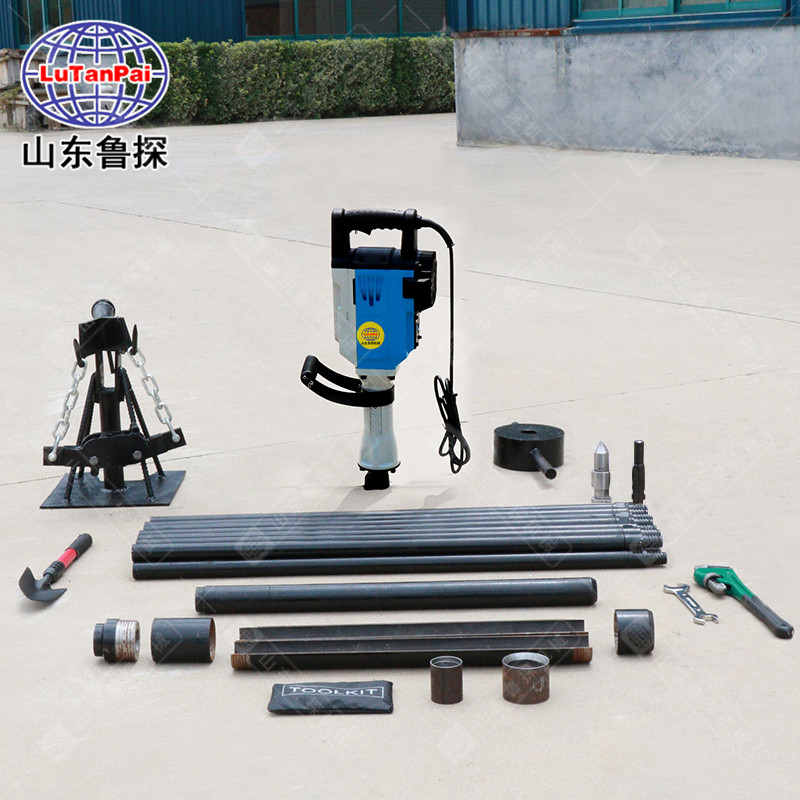 QTZ-3D电动便携式取土钻机 砂土取样器冲击式原状土取样 电动取土器