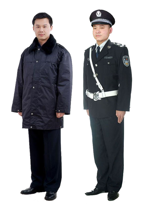 新式保安服/新款保安服/北京新式保安服装/北京保安棉服大衣