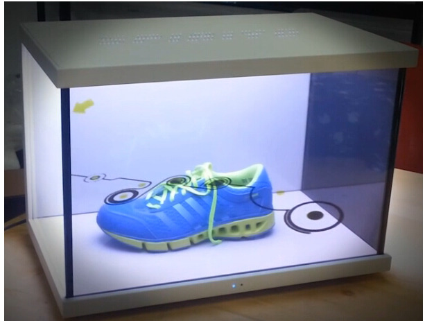 3D透明液晶展示柜  广告柜