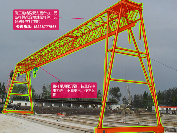 四川达州龙门吊出租厂家 10t-22m电磁吸盘龙门吊价格