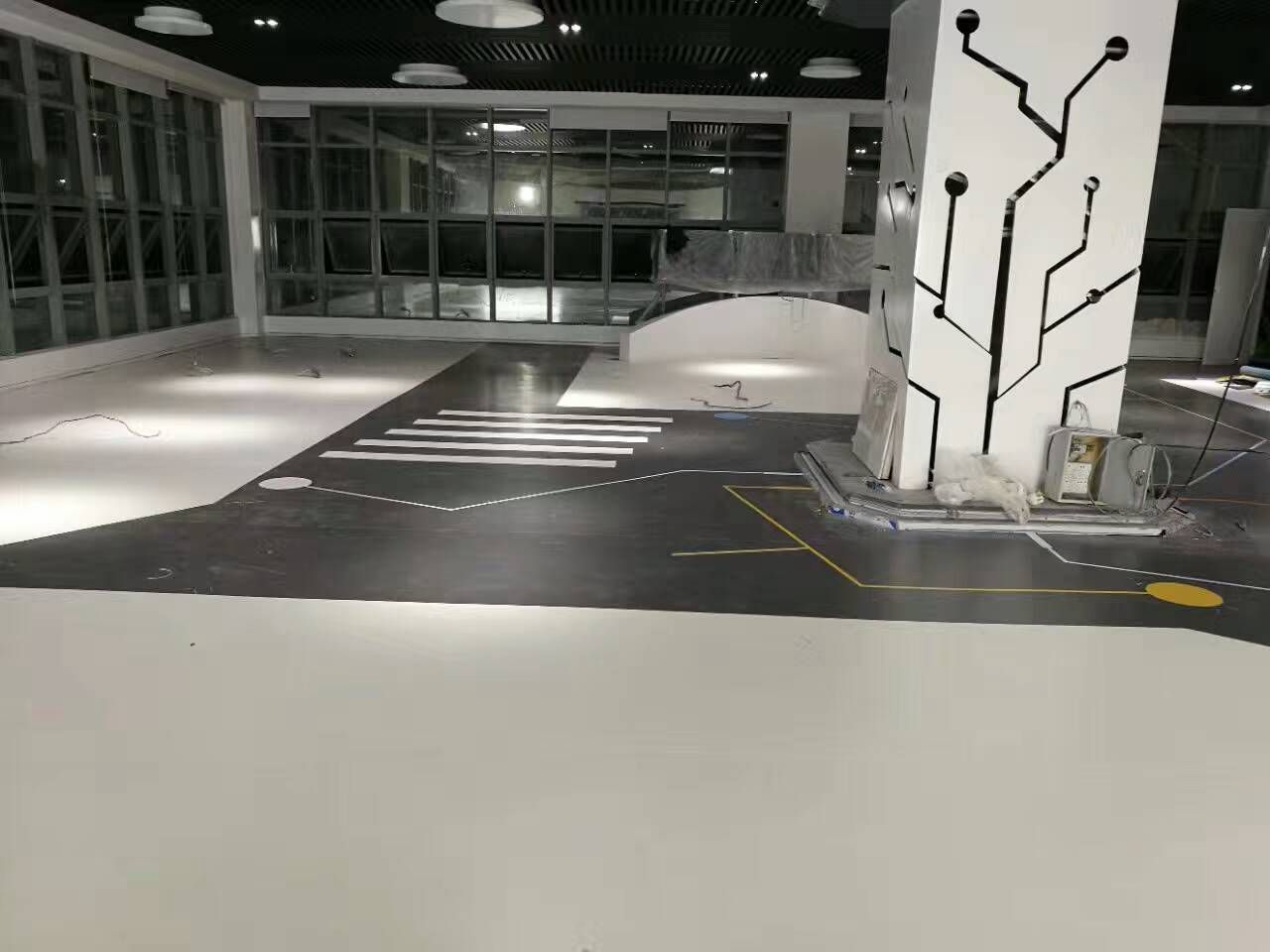PVC塑胶地板遂宁地胶篮球场PVC地胶