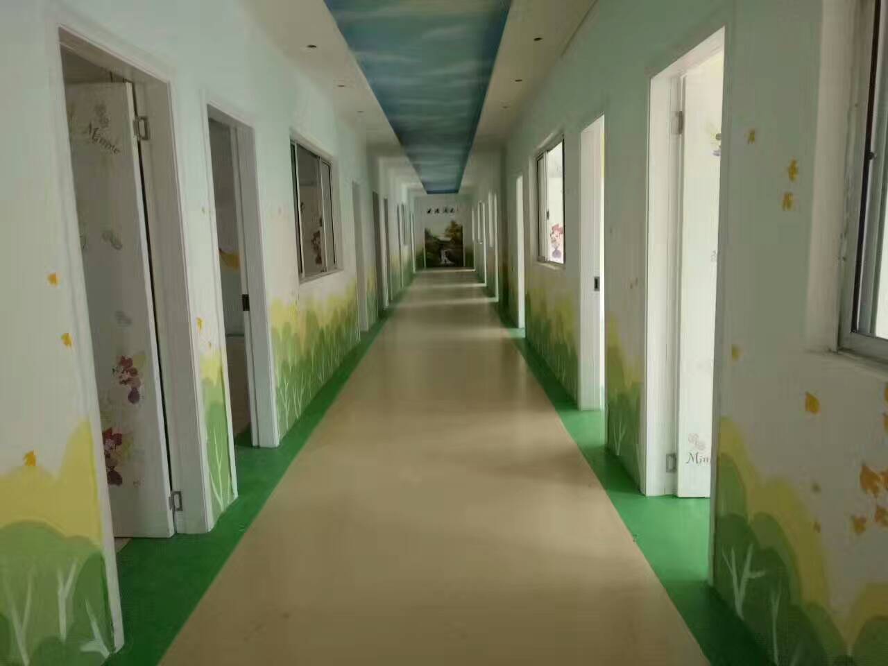 PVC塑胶地板安居地胶超市PVC幼儿园地板