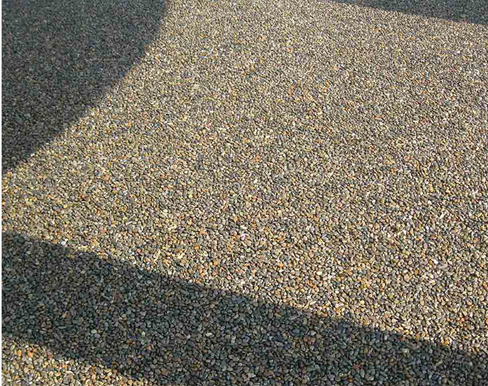胶筑彩色米石，透水公园路面，睿龙长期直供