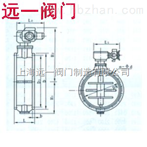 尘气蝶阀/蜗轮尘气蝶阀D341-0.5C