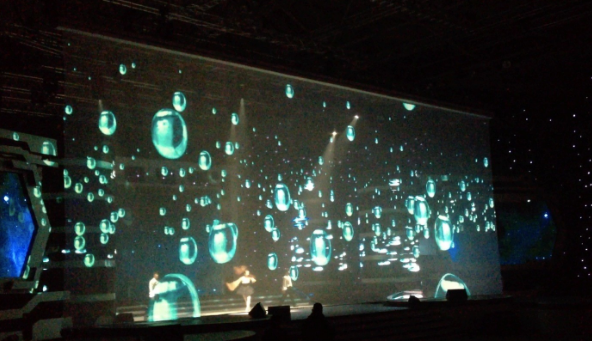 展览展示舞台表演3D立体活动宣传互动投影互动地面全息纱幕投影