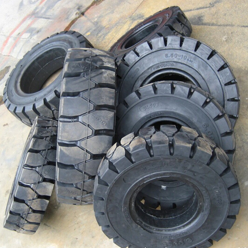 厂家批发零售650-10实心胎  耐磨叉车胎