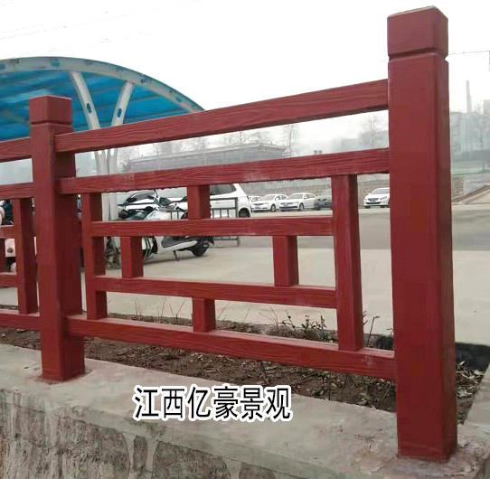 三明仿木栏杆工厂生产制作水泥围栏，福建福州仿木护栏公园景区