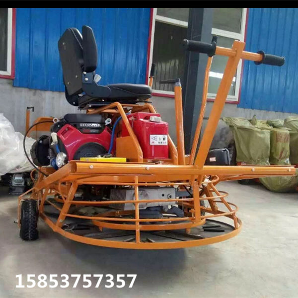 座驾磨光机混凝土地面收光机的操作