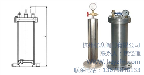 销售杭州胶胆式水锤吸纳器质量行情杭州亿众供