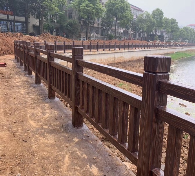 河道护栏多少钱？仿木水泥栏杆厂家浅析影响江西河道护栏多少钱的因素有哪些？
