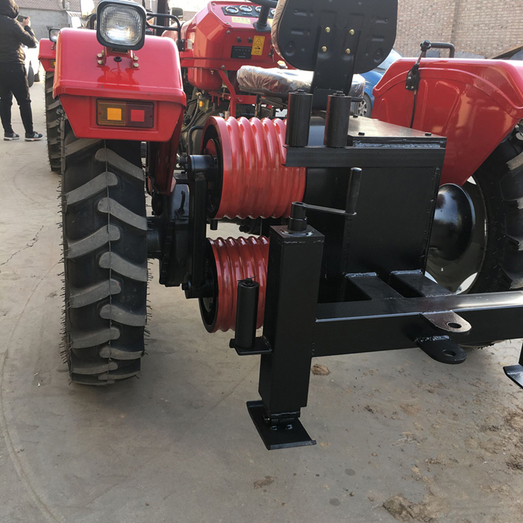TJM-8拖拉机的牵引机价格 拖拉机绞磨带驾驶室、后置收线尾架