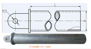 0°铜铝过渡电连接线夹0°GXJL32（A）-2006地铁接触网零部件/380