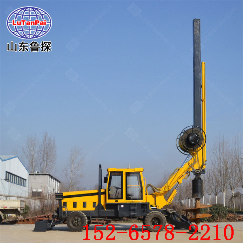 大型建筑长螺旋液压打桩机轮式履带式机锁杆旋挖钻机