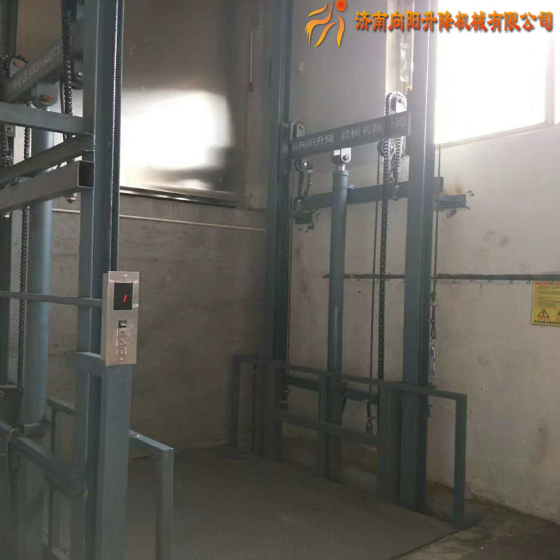 四川升降平台液压导轨式升降机厂房专用升降货梯